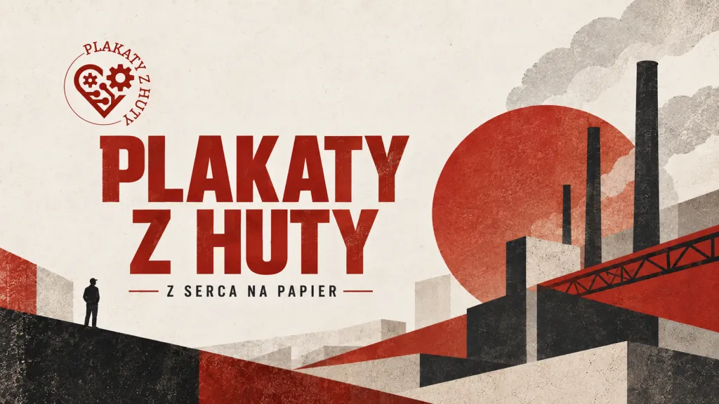 Plakaty z Huty z serca na papier Adam Grzanka